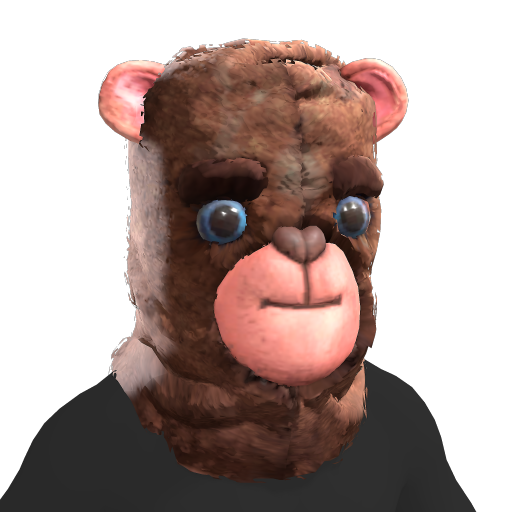 Valentines Bear Head 2025