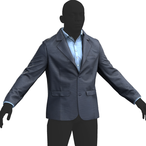 Suit Jacket Blue
