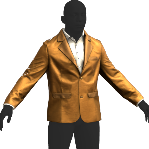 Suit Jacket Gold