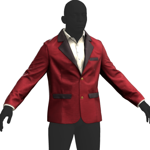 Suit Jacket Red
