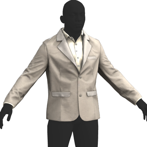 Suit Jacket White