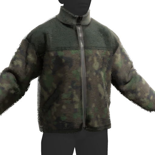 Fleece Jacket Camo