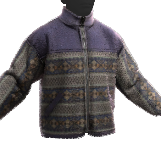 Fleece Jacket Purple
