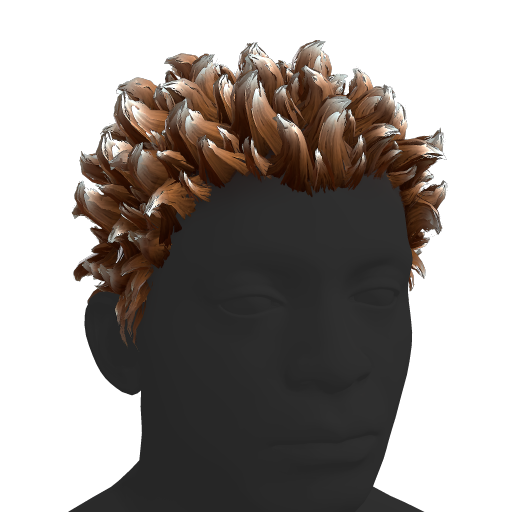 Spiky Hair Frosted Tips