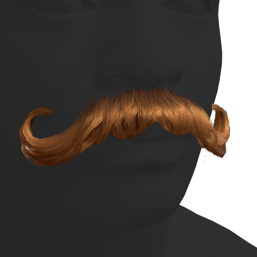 Curly Moustache