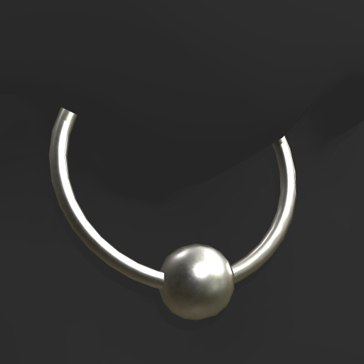 Captive Clicker Ring Silver