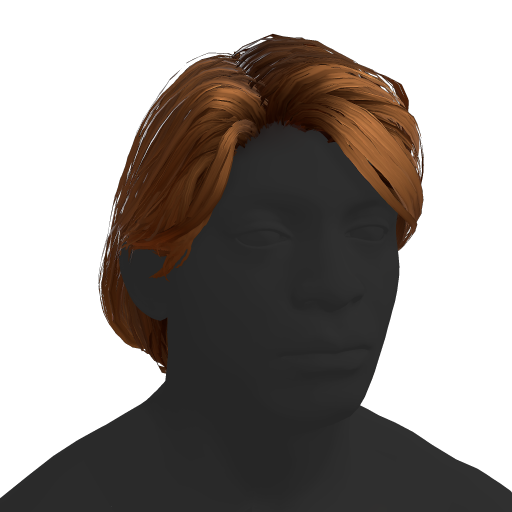 Side Parting Tied Hair