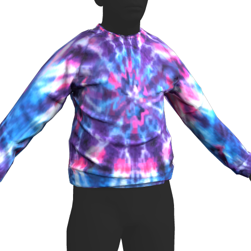 Tie-Dye Jumper (Purple)