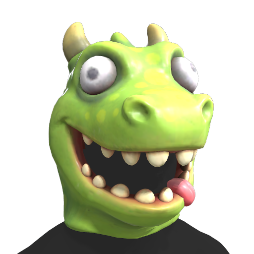 Crazy Dino Head