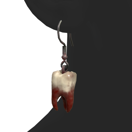 Bloody Tooth Earrings