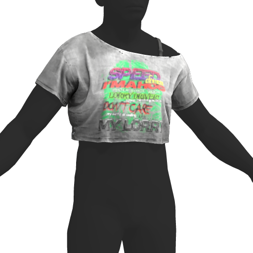 Vintage Design Crop Top