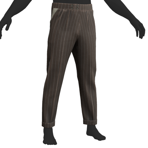 Mob Boss Pinstripe Trousers